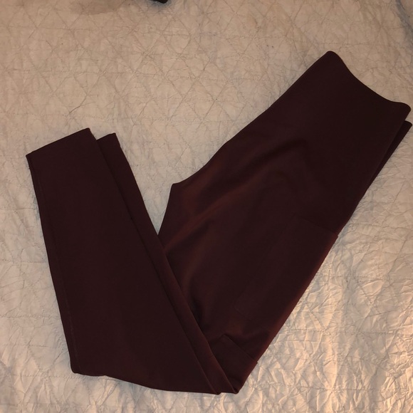 Nike Pants - Nike High Rise Burgundy Leggings